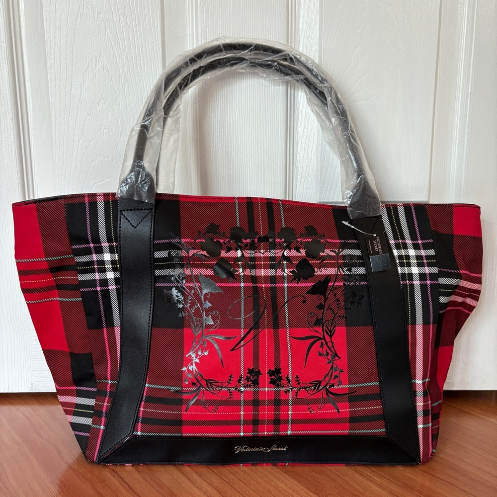 Victoria's Secret Flannel Print Shoulder Bag